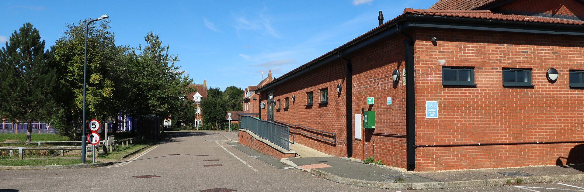 Photo of front of hall