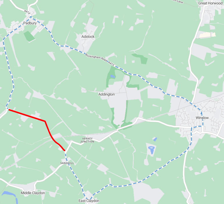 Photo of East West Rail Alliance Notification - Sandhill Road Closure